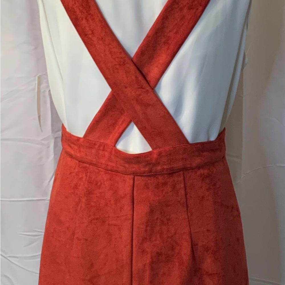 Forever 21 Rust Orange Button-Down Dress (SZ M) - Picture 6 of 10
